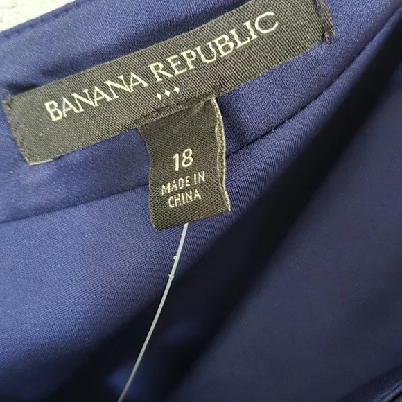 Banana Republic One Shoulder Navy Dress - Picture 5 of 9